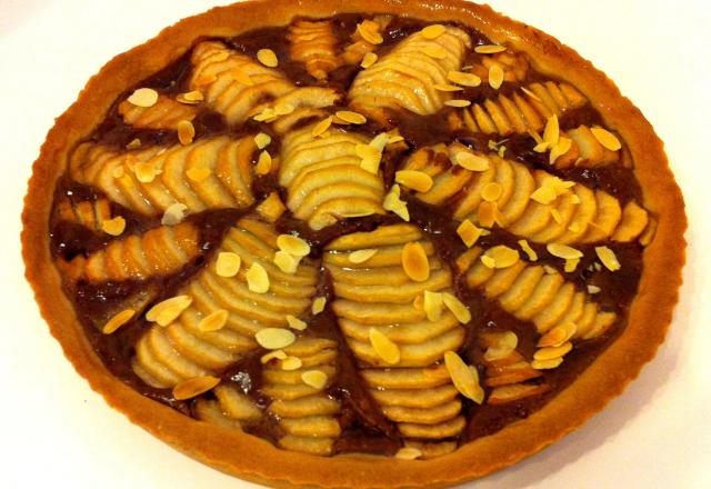 Tarte Choco et Poires