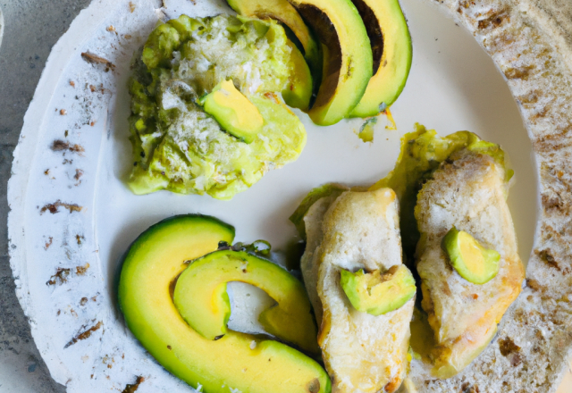 Filets de poisson au parmesan et à l 'avocat