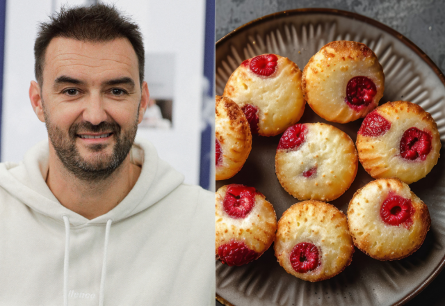 Pour se régaler au goûter, Cyril Lignac livre sa recette de financiers aux framboises comme dans sa pâtisserie