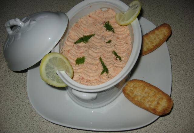 Rillettes de saumon économiques