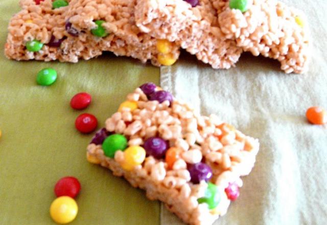 Skittles® Rice Krispies® Squares