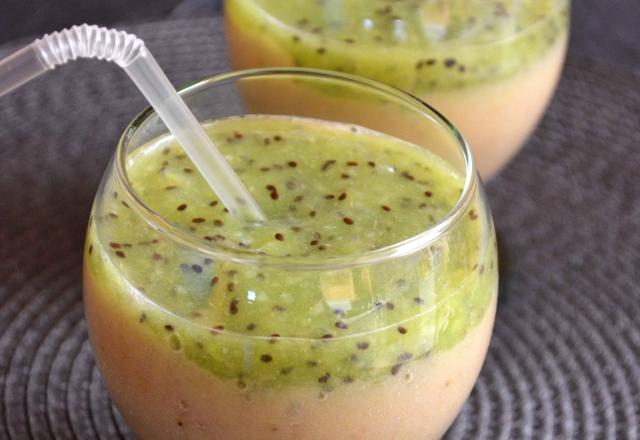 Smoothie banane et kiwi