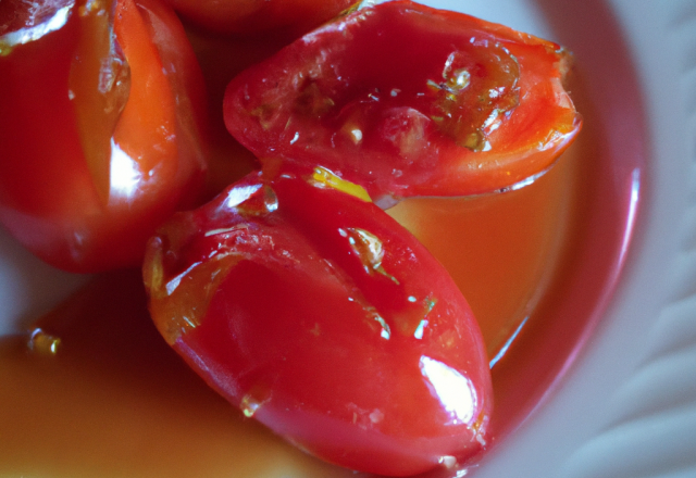 Tomates caramélisées