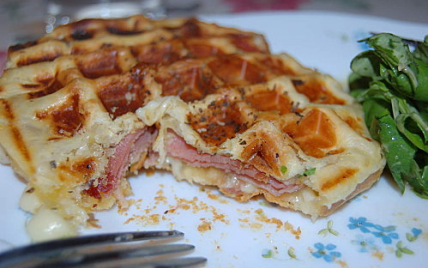 Gaufre version salée