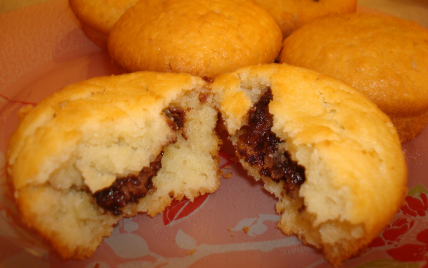 Muffins coco au cœur Nutella