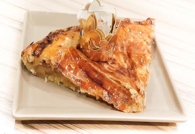 GALETTE DES ROIS EXPRESS AUX POMMES sans gluten, sans lait ou sans lactose, sans sucre ajouté, sans oeuf