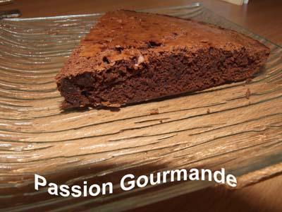 Gâteau au chocolat façon brownie