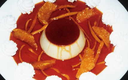 Crème caramel à l'orange