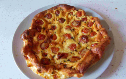 Clafoutis de tomates cerises facile