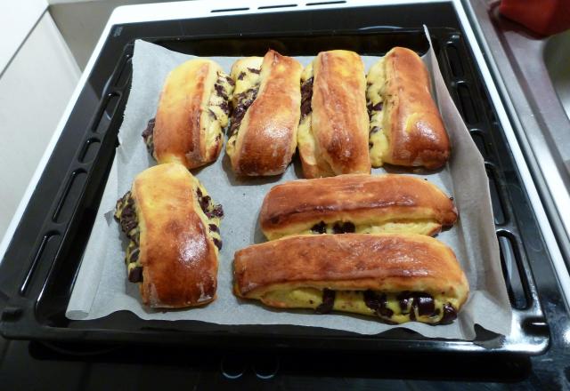 Brioches suisses au chocolat