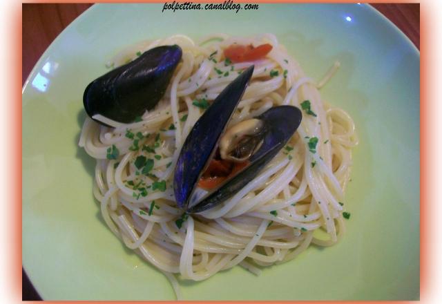 Spaghetti aux moules