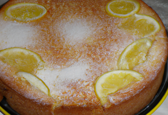 Cake au citron au fromage blanc