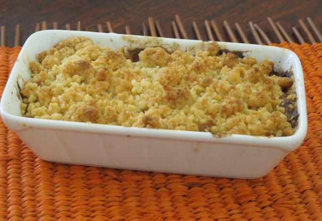 Crumble de chou au saumon