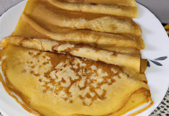 Crêpes soufflées au pralin