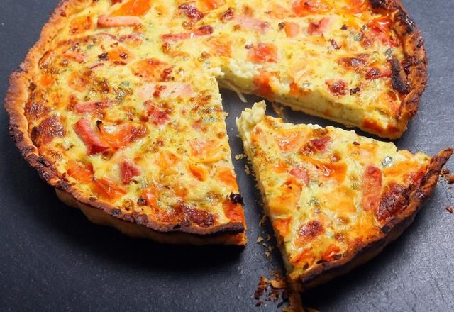 Tarte jambon mozzarella