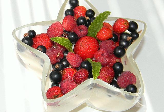 Mousse de mascarpone aux fruits rouges