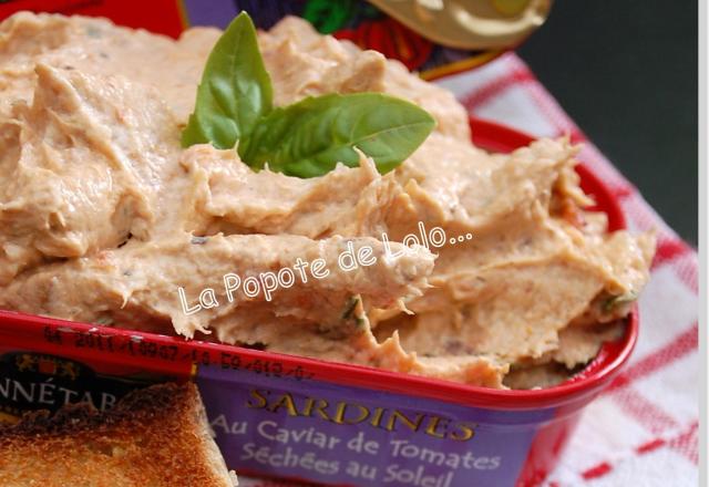 Rillettes de sardines au Philadelphia