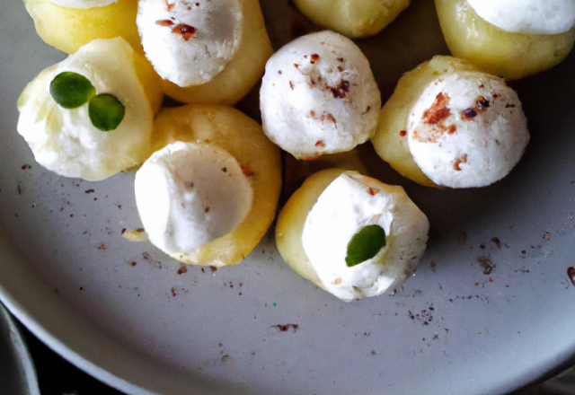 Rondelles de pommes de terre au Cottage Cheese