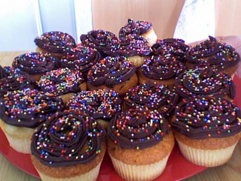 Cupcakes chocolat-noix de coco