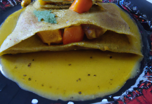 Crêpe à la courge