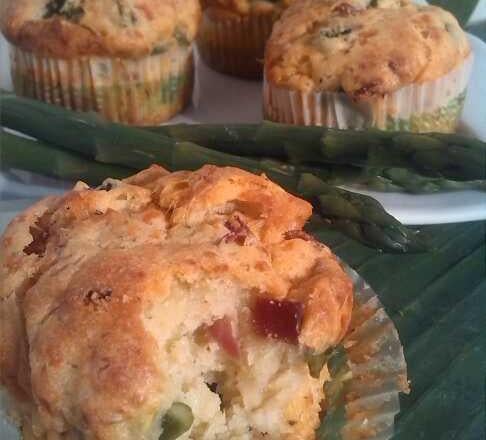 Muffins aux asperges vertes