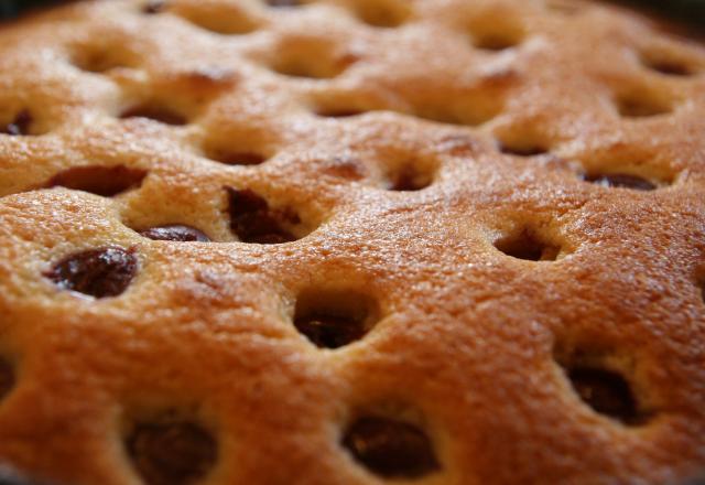 Gâteau aux cerises inratable