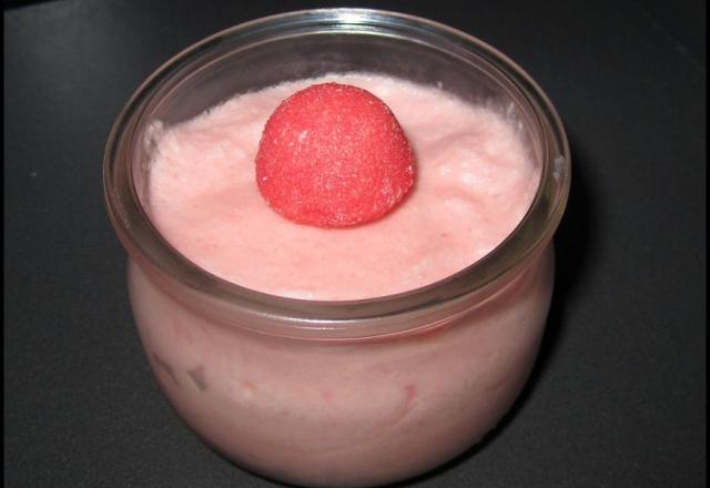 Mousse aux fraises Tagada classique