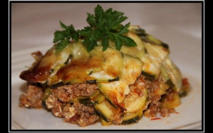 Gratin de courgettes à la bolognaise