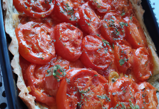 Tarte à la tomate rapide