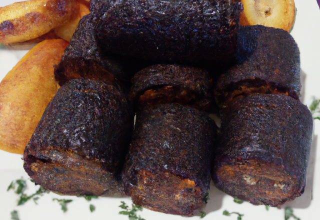 Corolles de Brick au boudin noir