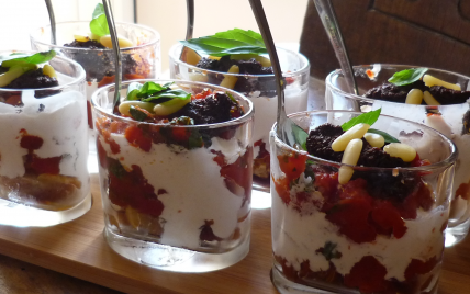 Tiramisu de tomates