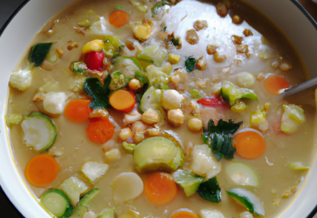 Soupe mix de légumes