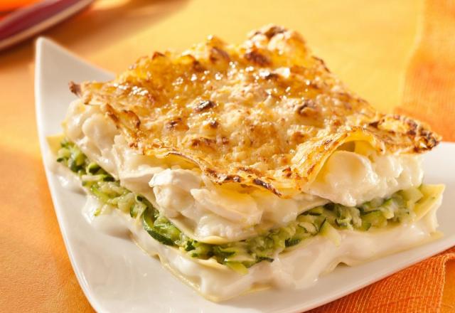 Lasagnes aux courgettes et au fromage de chèvre