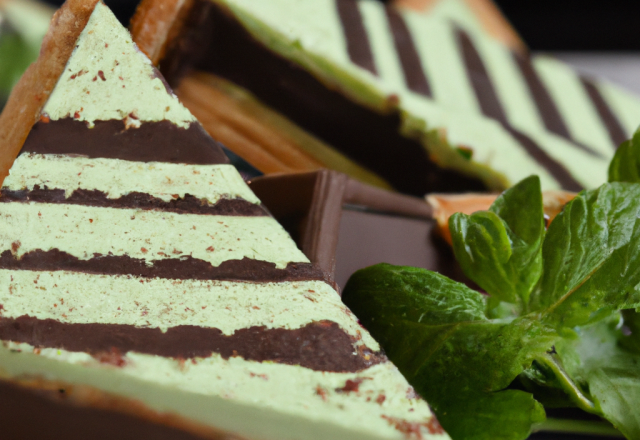 Triangle chocolat-menthe