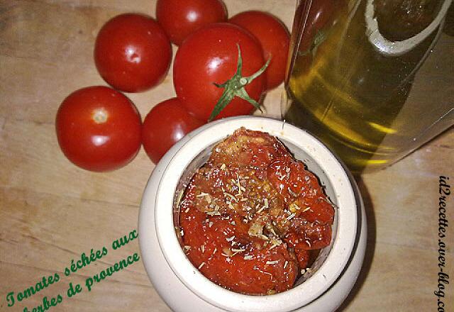 Tomates séchées aux herbes de Provence