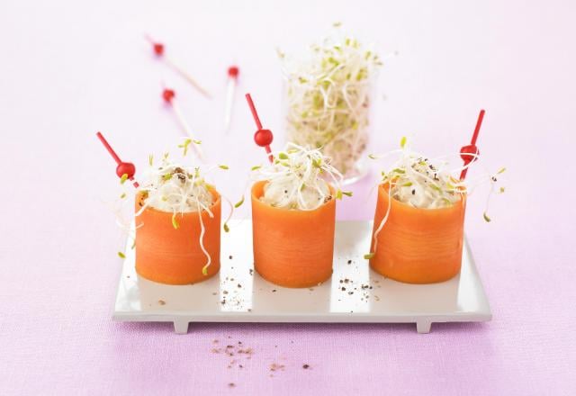 Bouchées de carottes au tofu