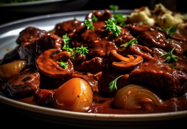 Bœuf Bourguignon au Cookeo