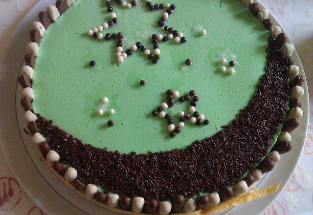 Bavarois menthe chocolat