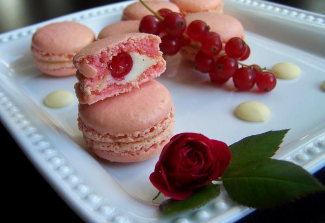 Macarons à la rose originaux