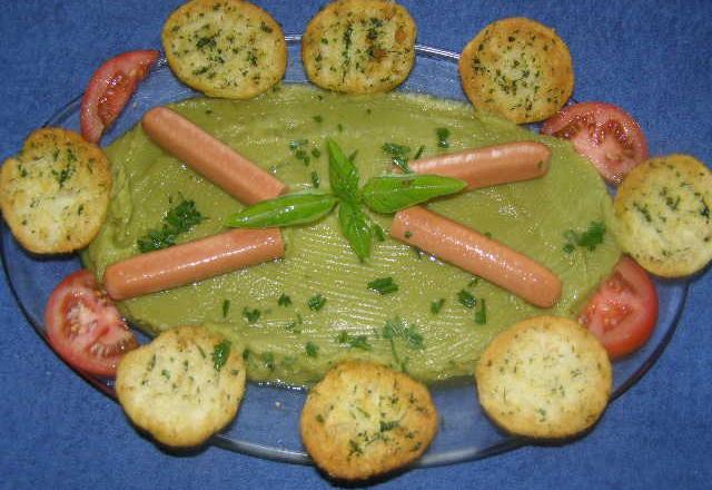 Purée de pois cassés (basses calories)