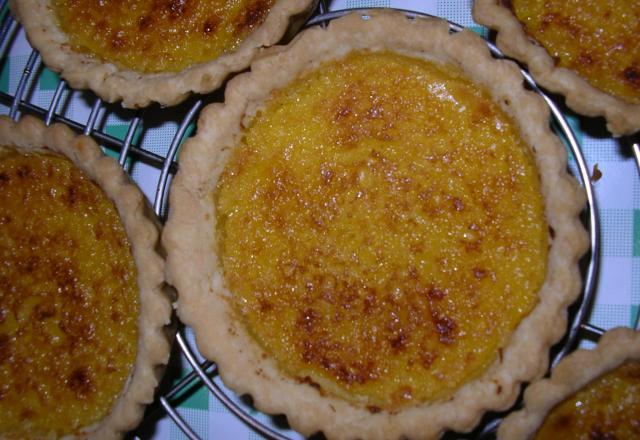 Tartelettes aux zestes de citron jaune