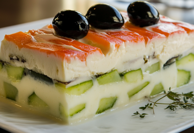 Pain de courgettes aux surimi