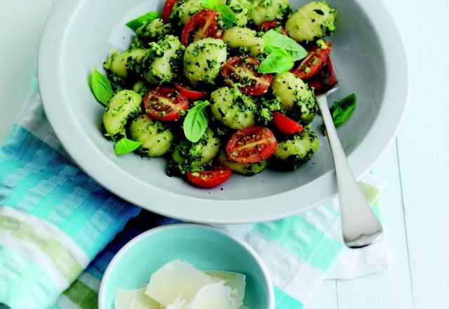 Gnocchi pesto avocat Hass