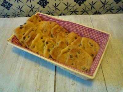 Cookies aux pépites de chocolat (sans levure)