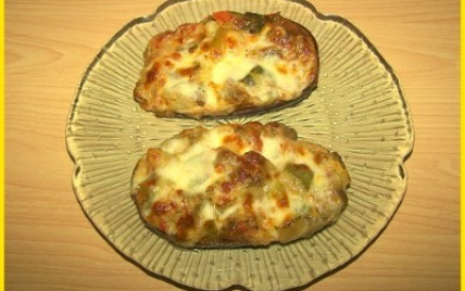 Aubergines farcies à la provençale