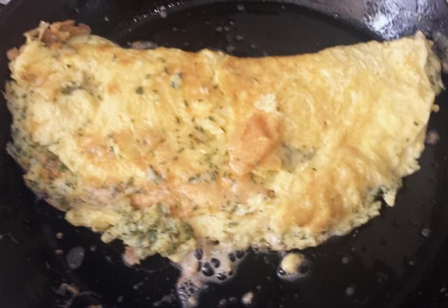 Omelette au fromage