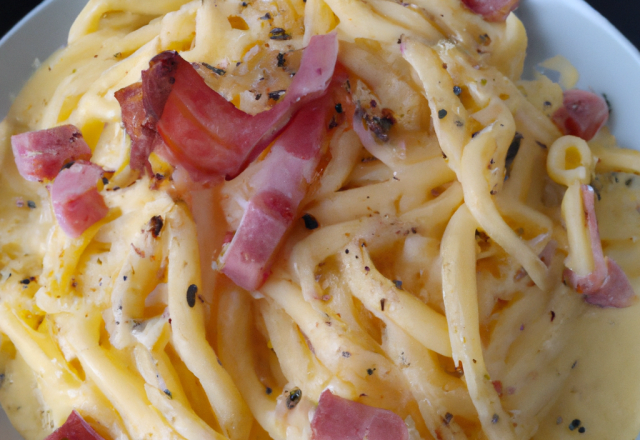 Pâte à la carbonara