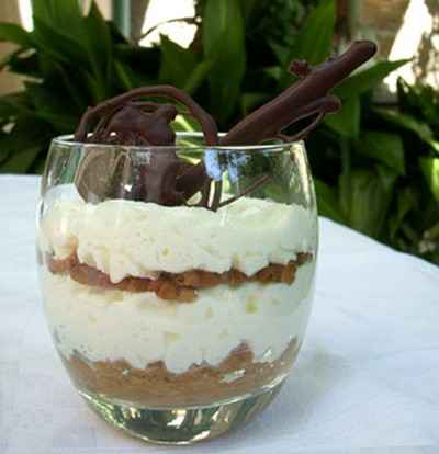 Verrine façon café frappé