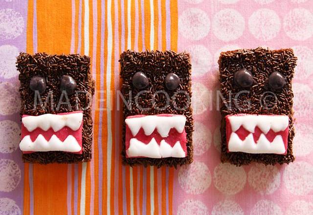 Brownies Domo Kun