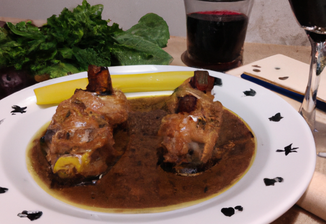 Paupiettes de veau et son petit jus au vin blanc